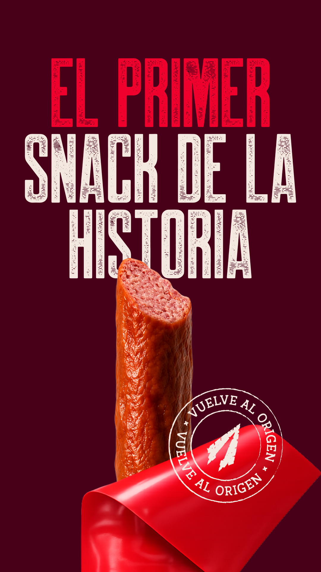 Cabanossi Primitivo — El primer snack de la historia